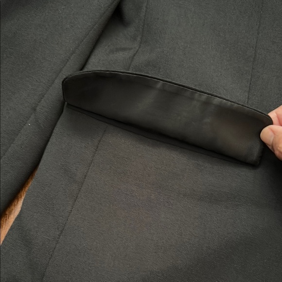 Pronto Uomo Black 100% Wool Blazer,  Classic Style, Size 44 Short/38 Waist - Picture 8 of 15